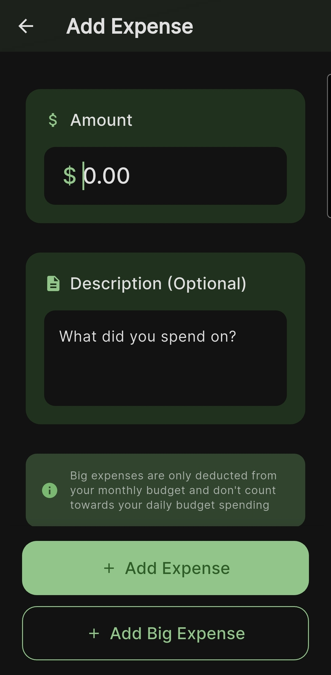 Budget Tracker Screenshot2